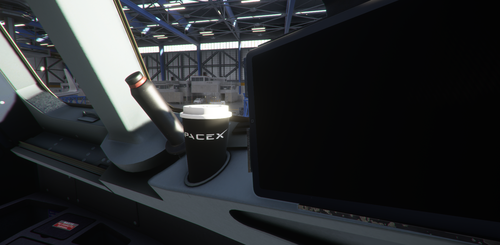 SPACE X Coffee Cup for A32NX