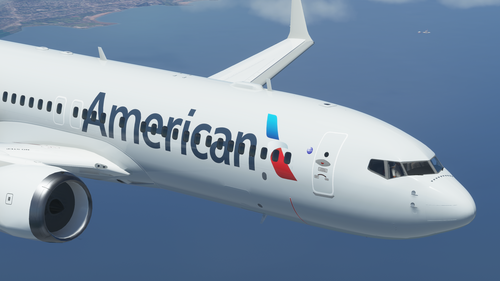 American B737MAX - ULTRA HD