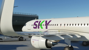 [A32NX] Sky Airlines | 4K Livery thumbnail 4