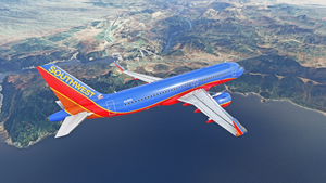 Southwest "Canyon Blue" [8K] - A320Neo thumbnail 4