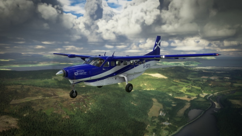 C208B Cessna Grand Caravan EX Loganair Blue