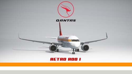 QANTAS Retro Roo I A320 Livery