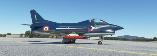 Fiat G-91 Italian Air Force Frecce Tricolori #1 to #6