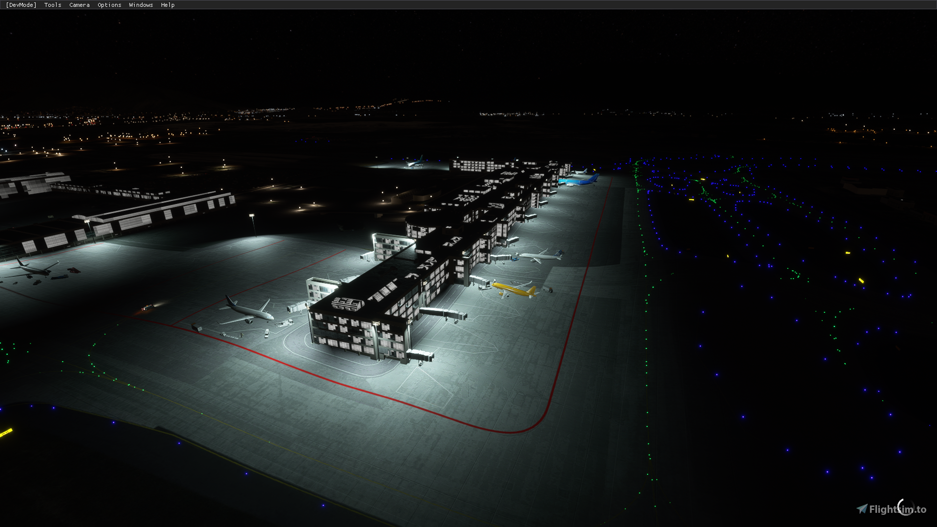 microsoft flight simulator airport