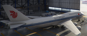 Boeing 747-8i Air China (4k) - no logo mirroring thumbnail 4