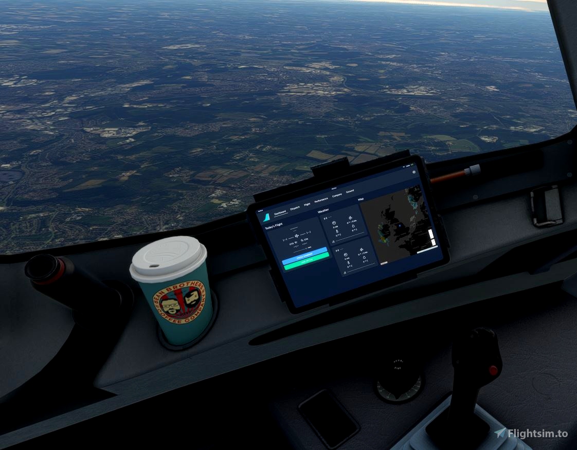 Bean Brothers Coffee Cup (Coffeevolution) » Microsoft Flight Simulator
