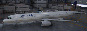 Airbus A321-200 United Airlines Old Colors thumbnail 2