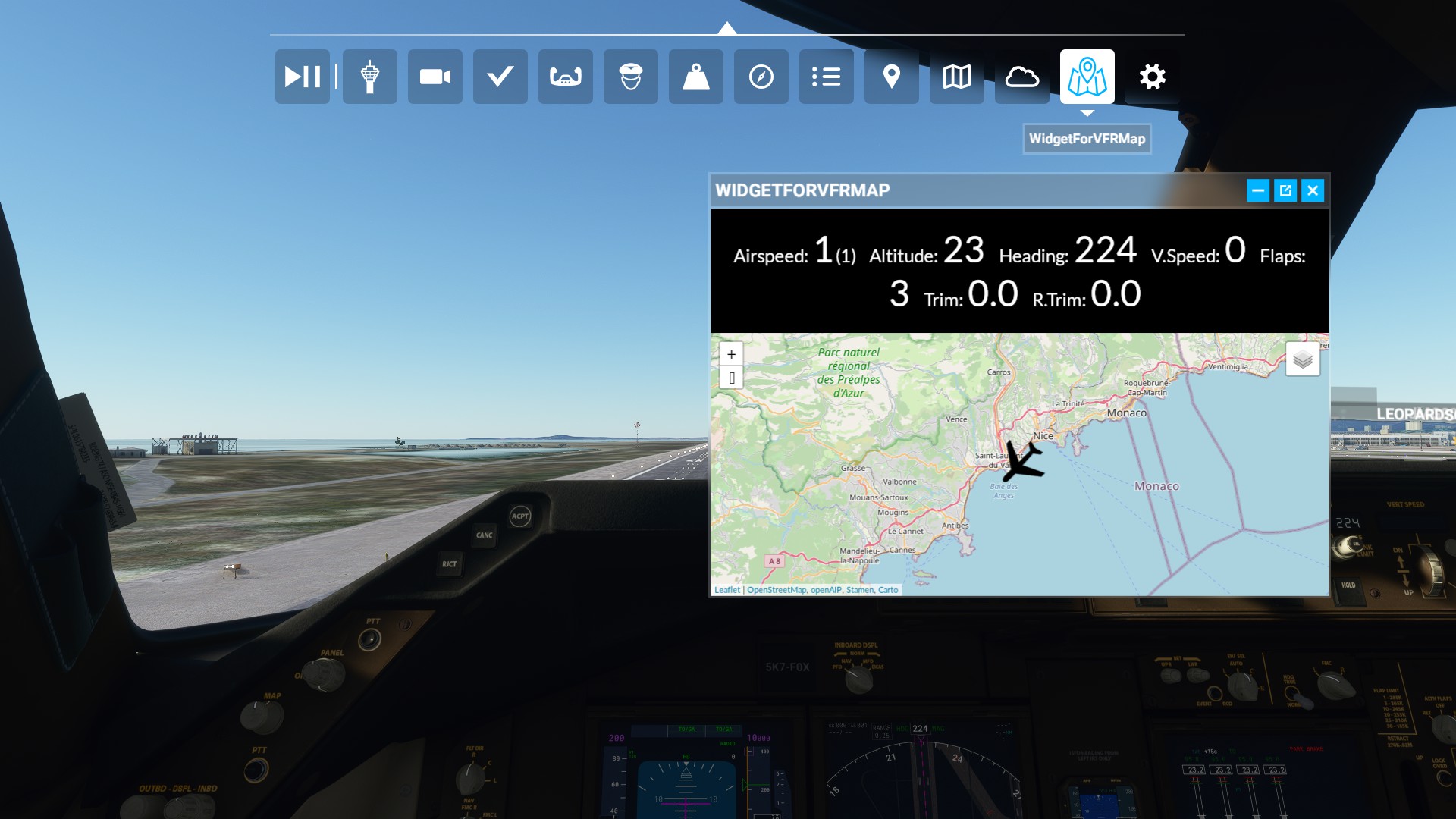 Toolbar Widget for VFRMap - Image 1