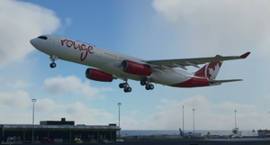 A330 Air Canada Rouge -8K thumbnail 3