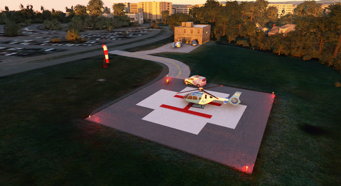 Helipad - Rodez hospital