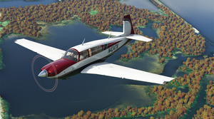 Slate Red (Inverted) Livery for Carenado Mooney thumbnail 5