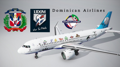 [A32NX] Dominican Airlines | Caribbean Baseball | 4K Livery
