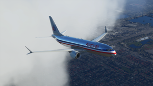 American Airlines B737 MAX (Metallic / Classic Livery) - [HD] thumbnail 3