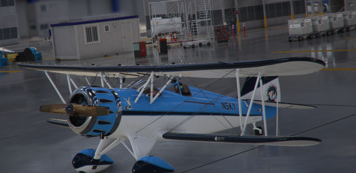 Carenado WACO YMF-5 in the SkyLounge colours
