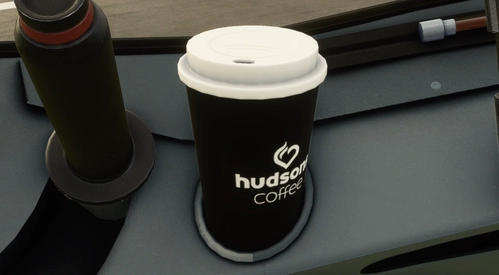 Hudsons Coffee | A32NX Coffee Cup