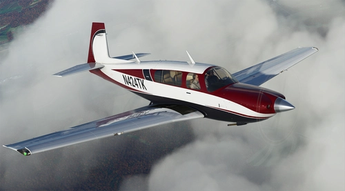 Slate Red (Inverted) Livery for Carenado Mooney