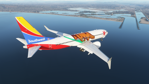 Southwest "California One" [HD] - B737 MAX thumbnail 5