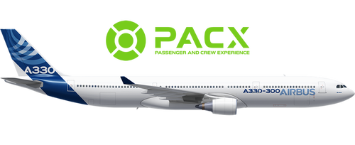 PACX - A330-300 - 288 Pax / 4-Class Cabin Layout
