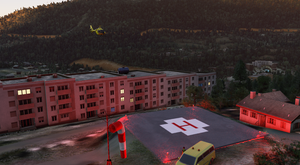 Helipad - Briançon hospital thumbnail 2