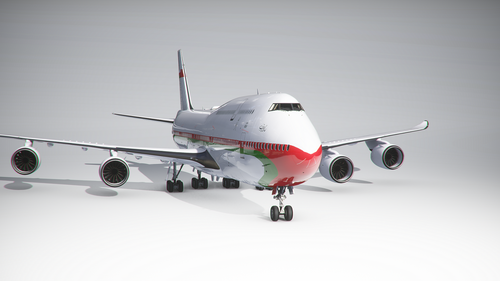Boeing 747-8 BBJ Royal Oman (4k)