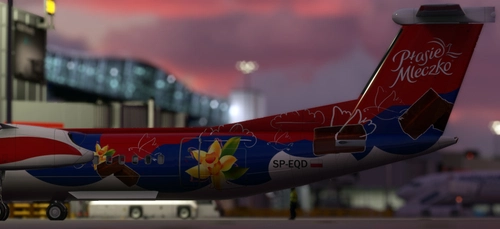 Dash8-Q400 "LOT" - "Ptasie mleczko"