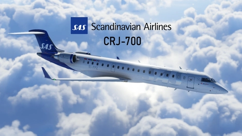 CRJ 700 - Scandinavian Airlines (SAS) "New" Style - Ultra Quality