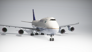 Boeing 747-8F Saudia Cargo (4k) - no logo mirroring thumbnail 1