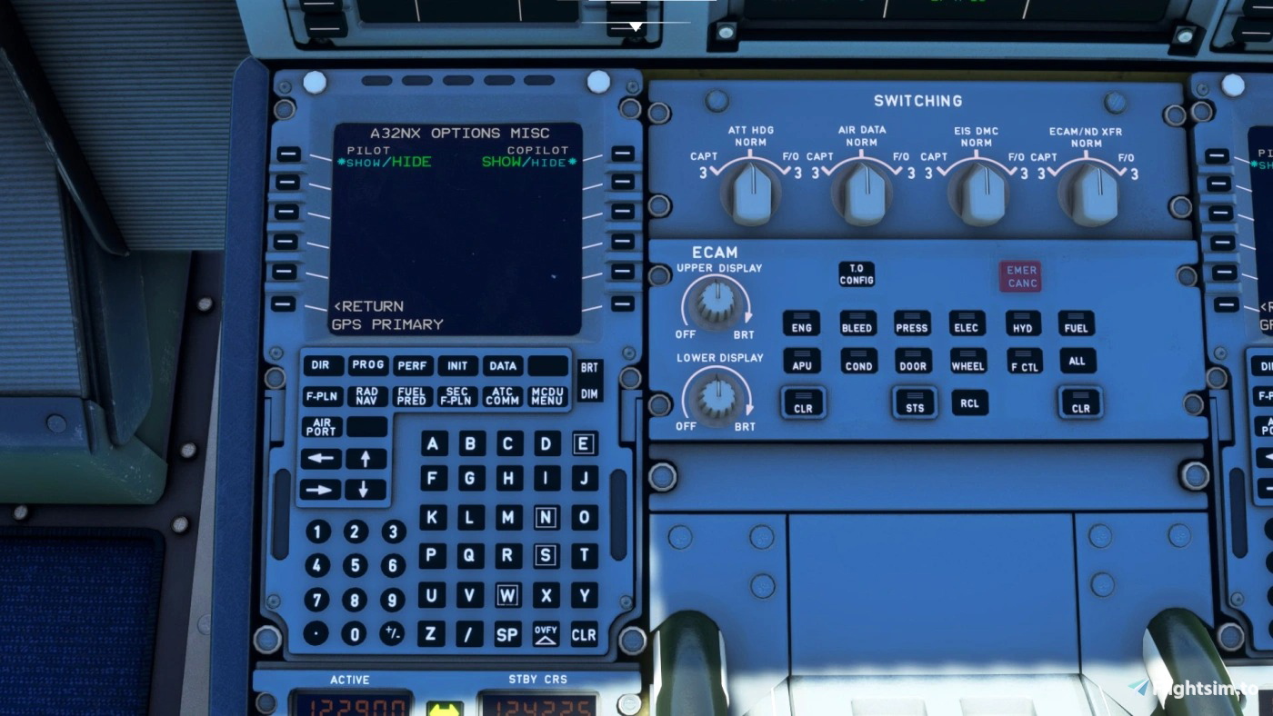 A32nx Mcdu FlyByWire A32NX First Officer View Für Microsoft Flight