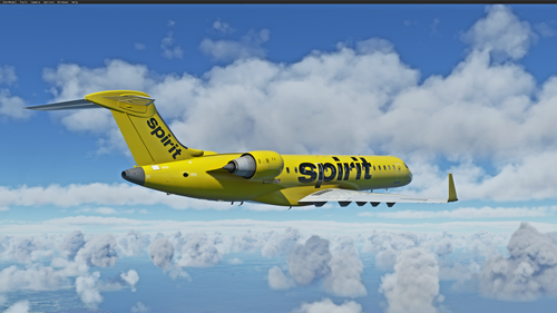 Spirit Airlines [8K] - Aerosoft CRJ-700