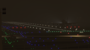 Kai Tak (VHHX) rainstorm night - all airliner landing challenge - SU7 ready thumbnail 3