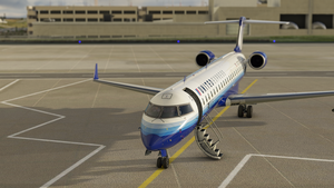 Aerosoft CRJ-700 United Express "Blue Tulip" Skywest thumbnail 7