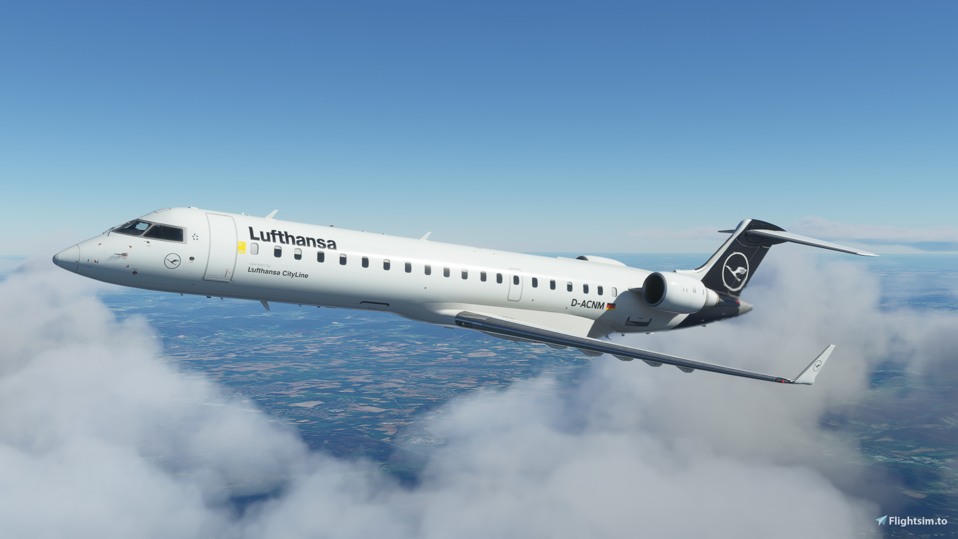 Lufthansa New Livery CRJ 700 - 8K - Image 1