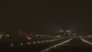 Kai Tak (VHHX) rainstorm night - all airliner landing challenge - SU7 ready thumbnail 2