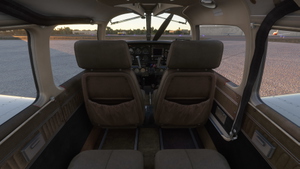 JustFlight Piper PA28R Arrow III - Clean Beige Interior thumbnail 2