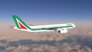 Alitalia Old Livery A330 - 8K thumbnail 3