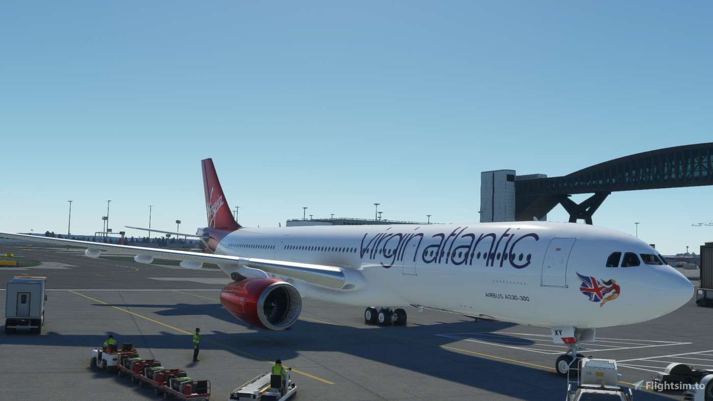 virgin Atlantic A330 2023年クリスマス限定 台紙封筒付き virgin Atlantic A330 2023年クリスマス限定 台紙封筒付き