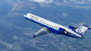 Aerosoft CRJ-700 United Express "Blue Tulip" Skywest thumbnail 3