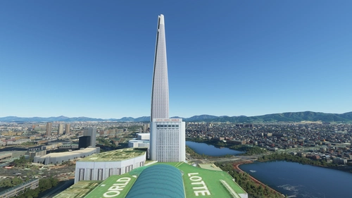 Lotte World Complex in Seoul, South Korea
