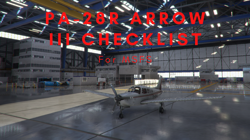 PA-28R Arrow III Checklist