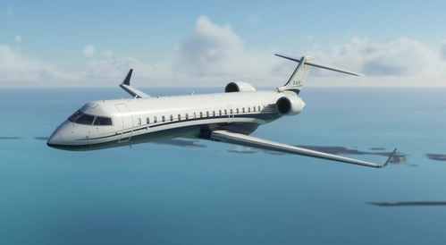 Aerosoft CRJ 550 Privat Blue v2