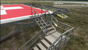 Helipads pack | 4 shapes | PBR textures | fully customisable thumbnail 8