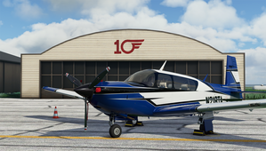 Mooney M20R Ovation - NEW Jagged style [8k] - 2 Versions (Blue / Red) thumbnail 3