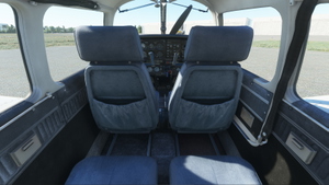 JustFlight Piper PA28R Arrow III - Clean Blue Interior thumbnail 3