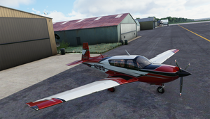 Mooney M20R Ovation - NEW Jagged style [8k] - 2 Versions (Blue / Red) thumbnail 6