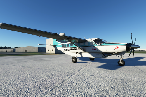 Cessna 208B Skyways of London (1950's cargo)