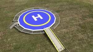 Helipads pack | 4 shapes | PBR textures | fully customisable thumbnail 6
