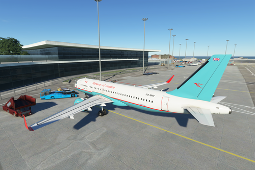 Airbus A320 Neo Skyways of London (Revised livery)