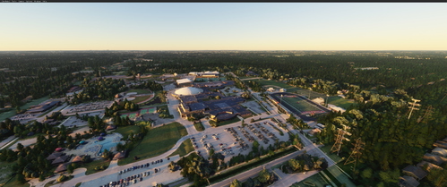 Munster High School Indiana.USA. and night enhancement