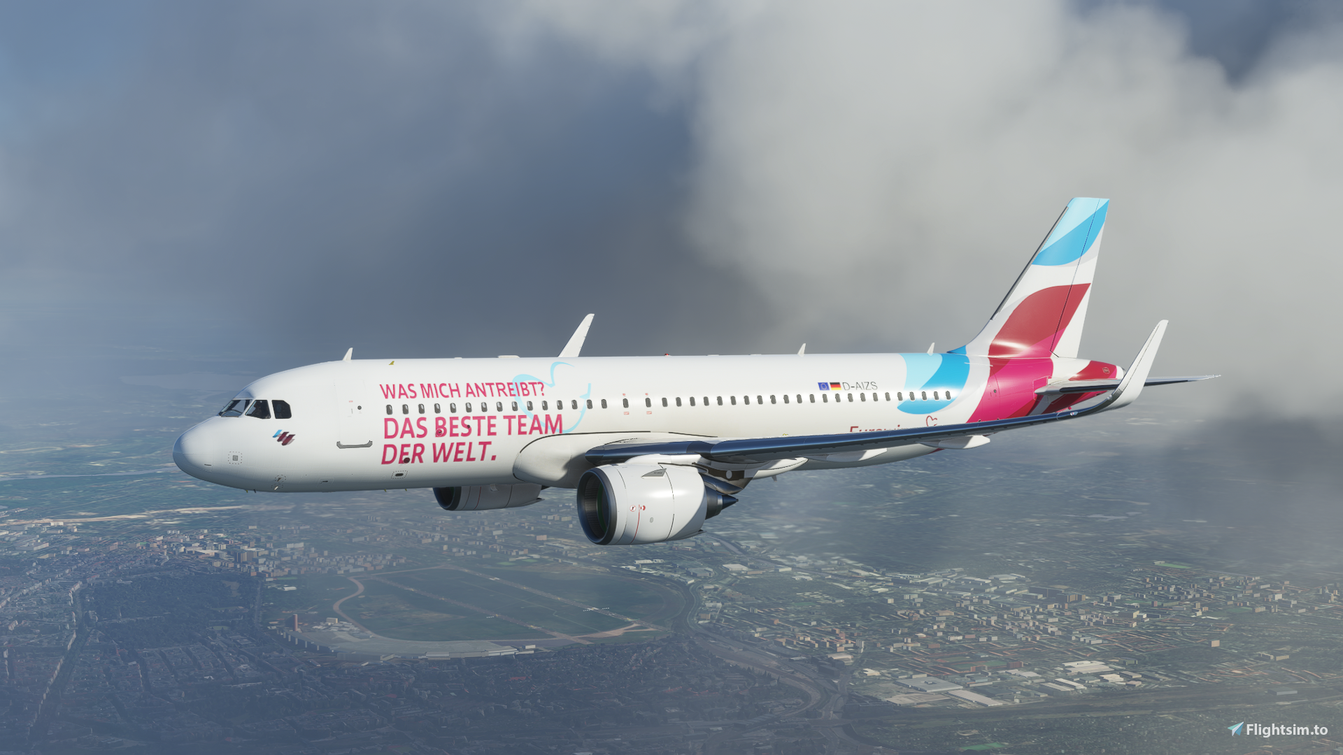 Eurowings (D-AIZS) Special Thank You To Employees Livery - 8K - Image 1