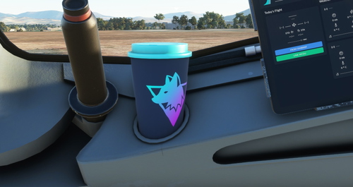 Foxsunair A32NX Coffee Cup